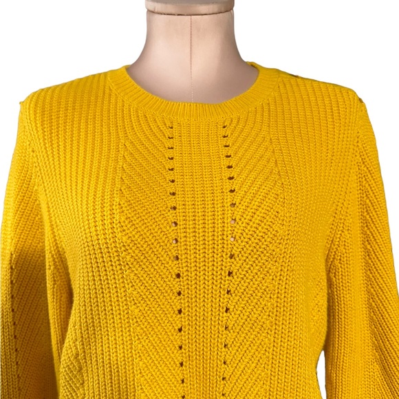Ted Baker yellow sweater in size 3 (equivalent to size 8). EUC. Beautiful - Picture 4 of 15